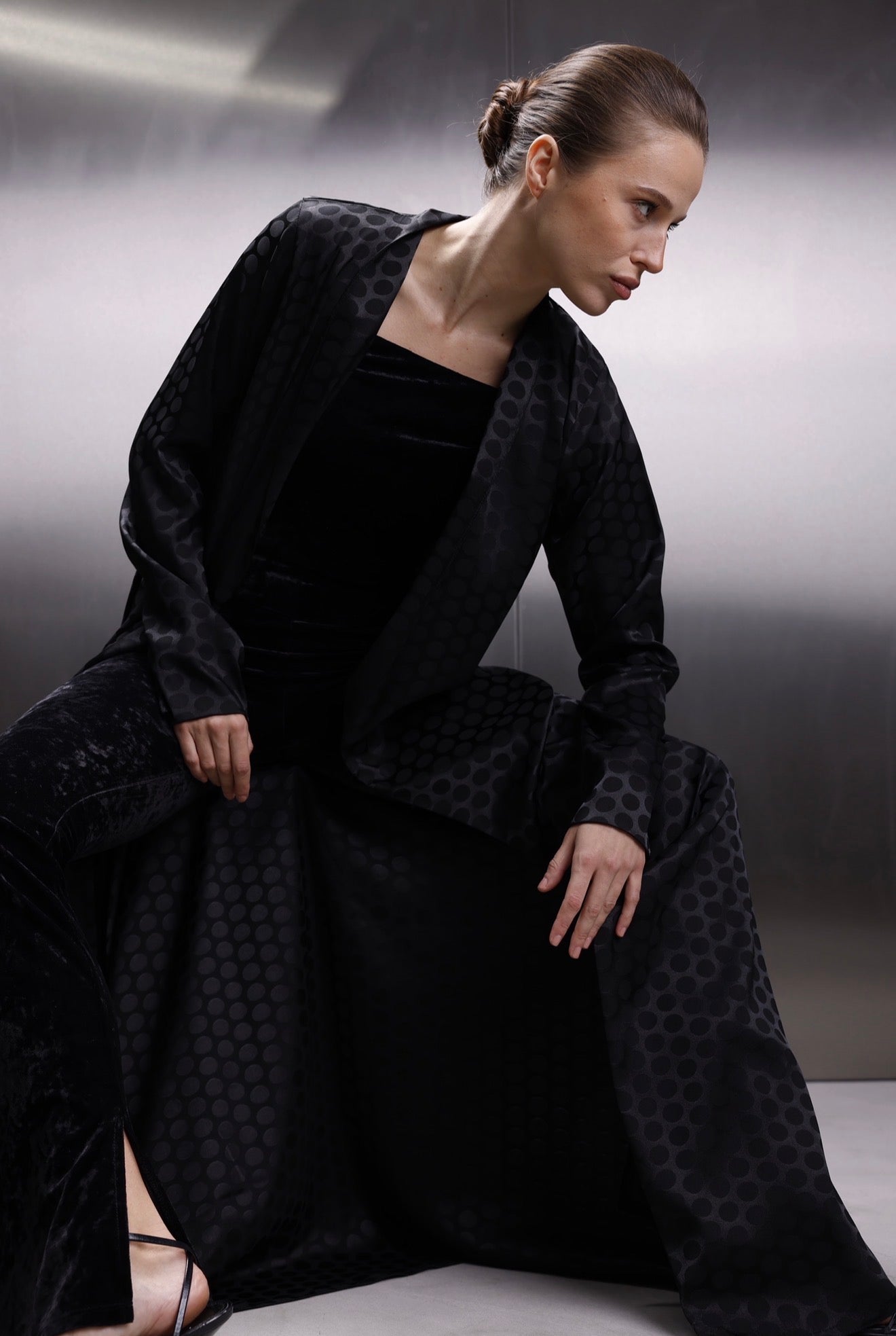 The Polka Abaya